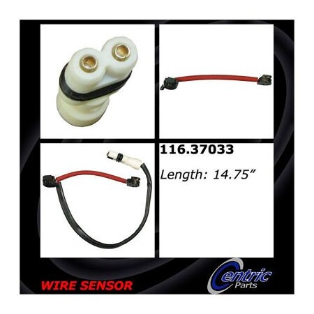 Centric Brake Pad Sensor Wires, Parts 116.37033